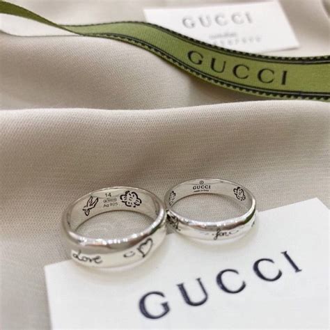 gucci womens wedding band|Gucci ring couple.